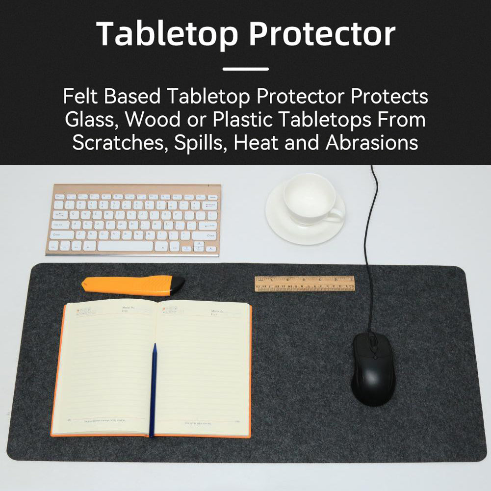 Minimalistic Non-Slip Protector Felt Desk Pad