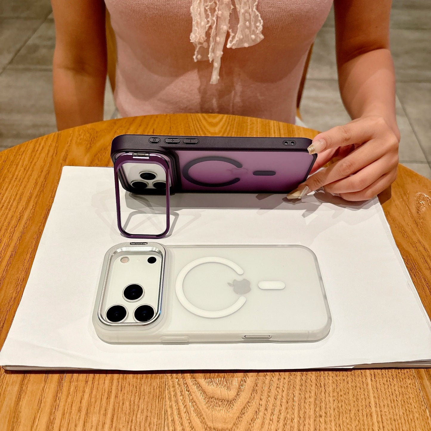 New Matte Translucent Magnetic Case